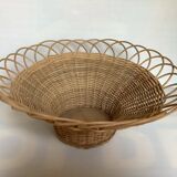 Large wicker rattan sun basket