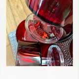 Set of 12 glasses with arcoroc foot BP