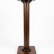 Solid oak column pedestal
