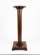 Solid oak column pedestal