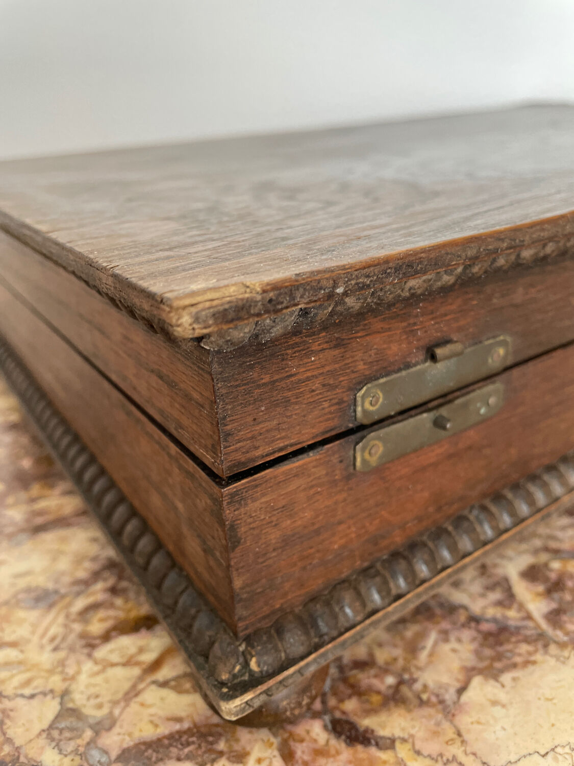 Wooden travel writing box