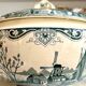 Large Salins ironware soup tureen, "Delft" service