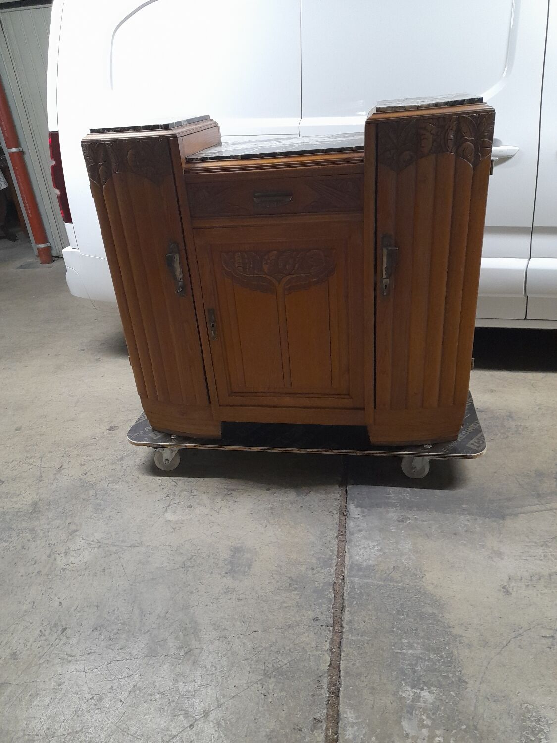 Art deco oak furniture