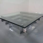 Sculptural Chrome Coffee Table by David Hicks, Italy, 1960s