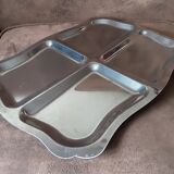 Metal compartments plateau