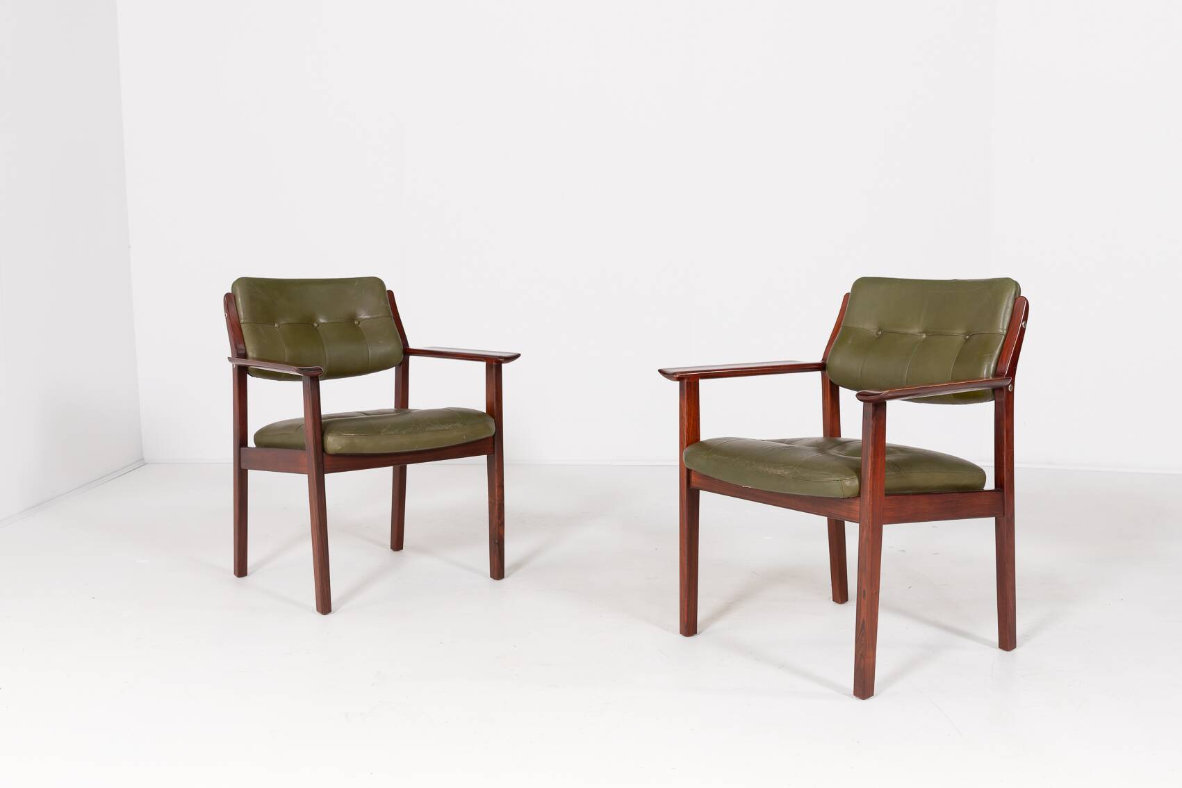 Scandinavian Modern pair of armchairs from Facit Atvidaberg, Sweden 1960’s