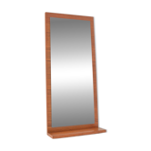 Miroir mural scandinave teck 1960