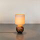 Vintage Danish ceramic relief table lamp, 1960’s