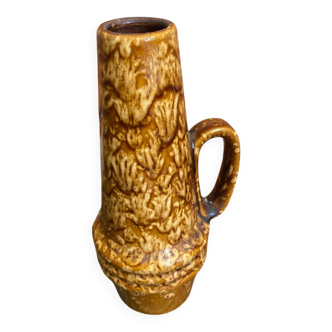 Brown ceramic vase West Germany, 1960s