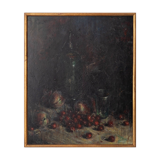 Atmospheric Still Life Oil Study - Signed & Inscribed on Reverse.