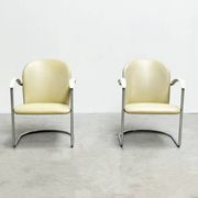 Pair lounge chairs model 414 by WH Gispen model 414