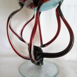 Globe vase with Murano glass lid
