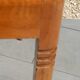 Vintage Scandinavian-style wooden table with drawer, 1950s-60s.