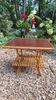 Rattan side table