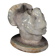 Art Deco ceramic animal sculpture, White Turkey, circa 1930