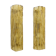 Pair of Mazzega-Style Gold Yellow Murano Glass Sconces