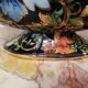 Ceramic planter swan-headed handles by Hubert Bequet