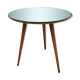 Table d'appoint miroir tripode