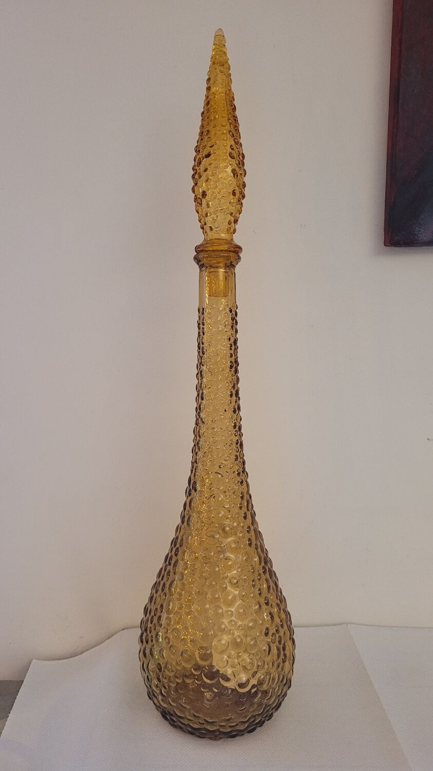 Amber glass bottle