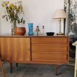 Vintage enfilade, walnut veneer 1970