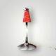 Curved retro-futuristic design lamp – Massive – 1990s