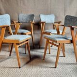 4 60s bridge chairs