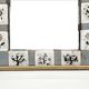 Ceramic enamelled mirror in the style of Odette Dijeux.