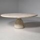 Peter Draenert Finale "1790" travertine coffee table, Germany, 1970s