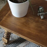 Country coffee table western vintage oak