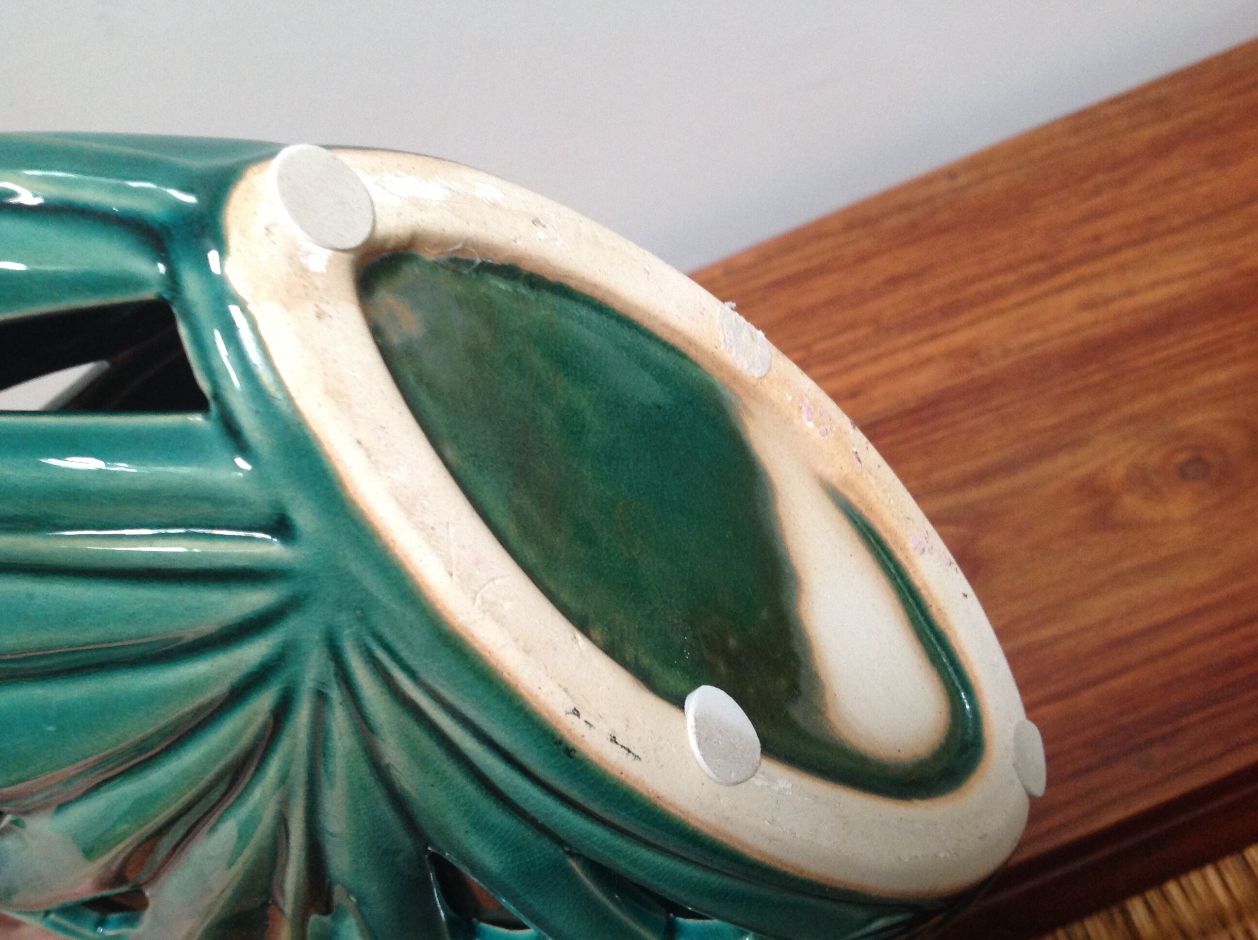 Ceramic vase nature foliage