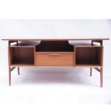 Bureau vintage scandinave en teck danois années 60