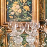 4 verres à cognac, cristal, Villeroy et Boch