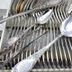 Bigouden decor cutlery set. 38 pieces. Silver-plated metal.