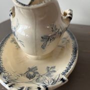 Sauce boat U & Cie Sarreguemines model “currants”