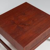 Illum Wikkelso side table in teak Hjorring Mobel Denmark 1960