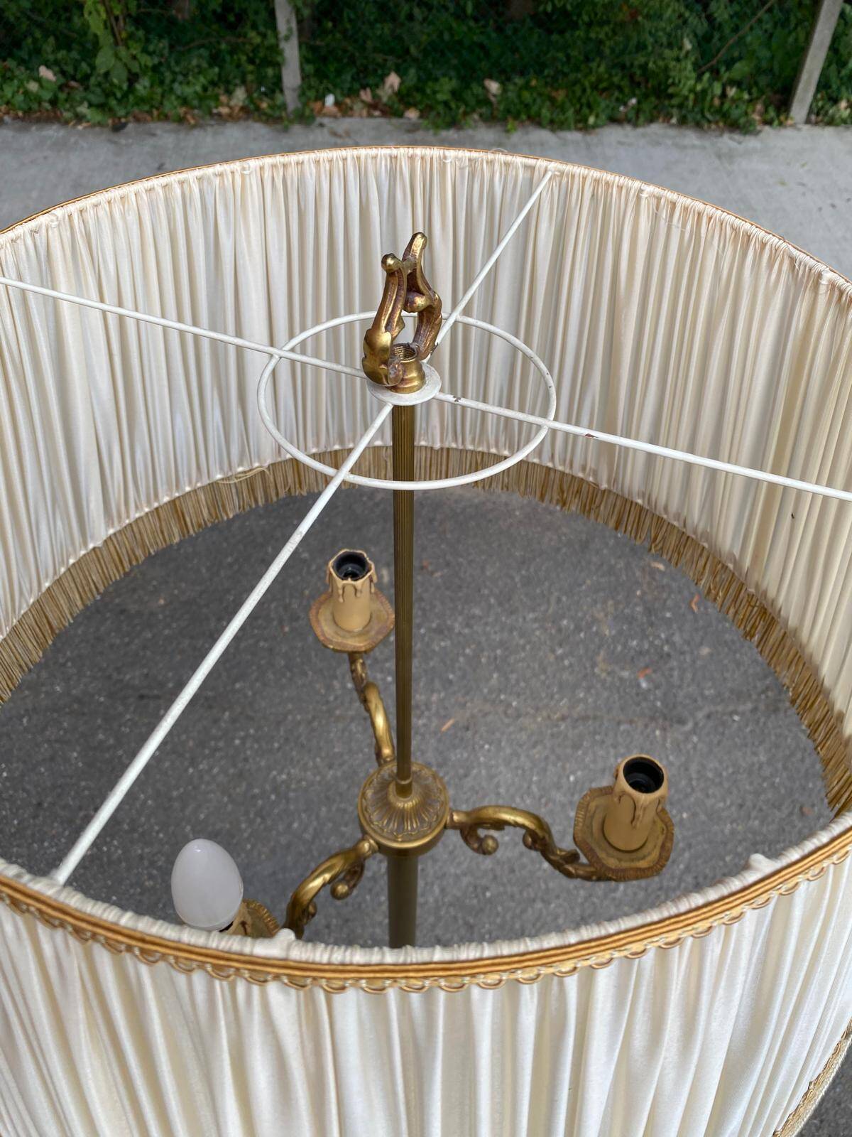 170cm tripod gold brass floor lamp