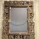 Miroir Italien 19ème en bois et plâtre doré