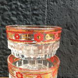 4 70's dessert/champagne glasses