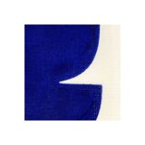 Painting duo on paper - zoé and neo - majorelle blue - signed Eawy