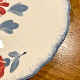 6 faience dessert plates Manufacture de Salins
