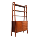 Scandinavian Mahogany Bookcase, 1960s