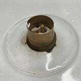 Enameled sheet metal pendant lights