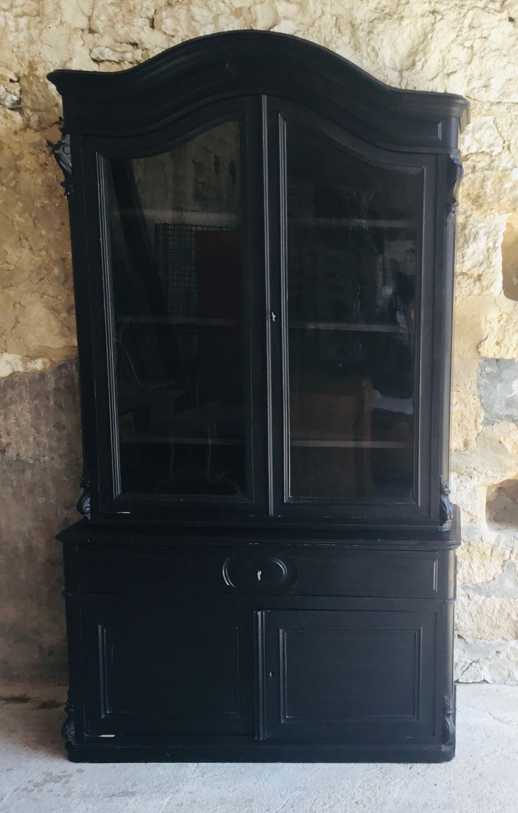 Black glazed sideboard Napoleon III era