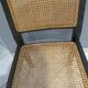 Suite de 4 chaises en cannage Baumann vintage 1970