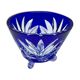 Vase tripode en cristal