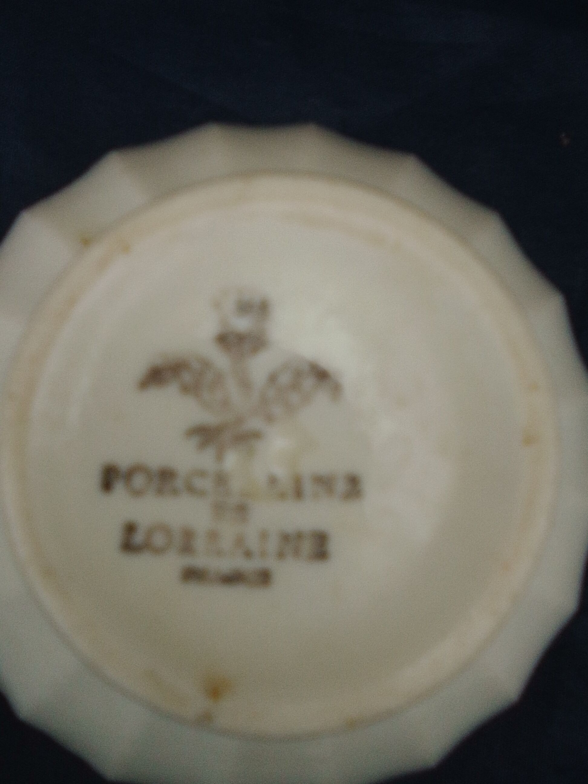 Bol en porcelaine de Lorraine diam 8 cm
