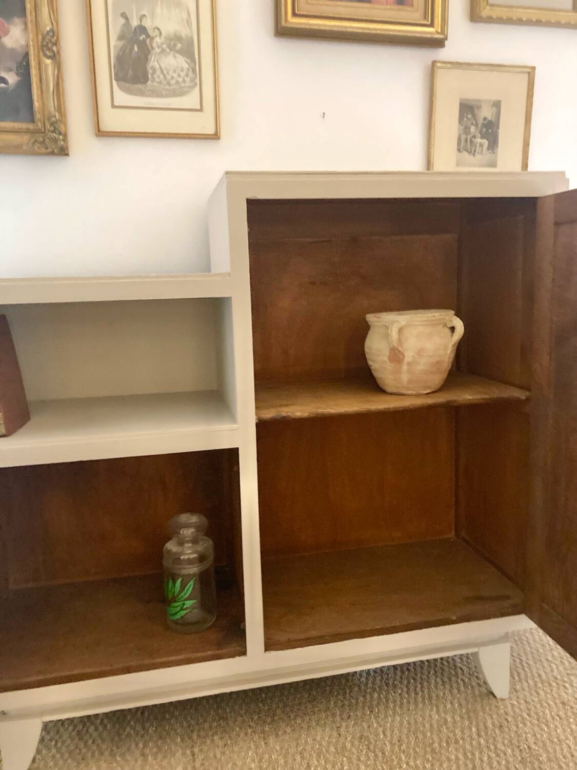 Asymmetrical Art Deco chest of drawers