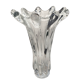 Vintage 1970s Vannes Crystal Vase - Sculptural Freeform Design