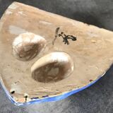 Religious bas-relief wall sculpture of the Virgin and Child signed Cantagalli