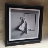 Art photo mounted in American crate